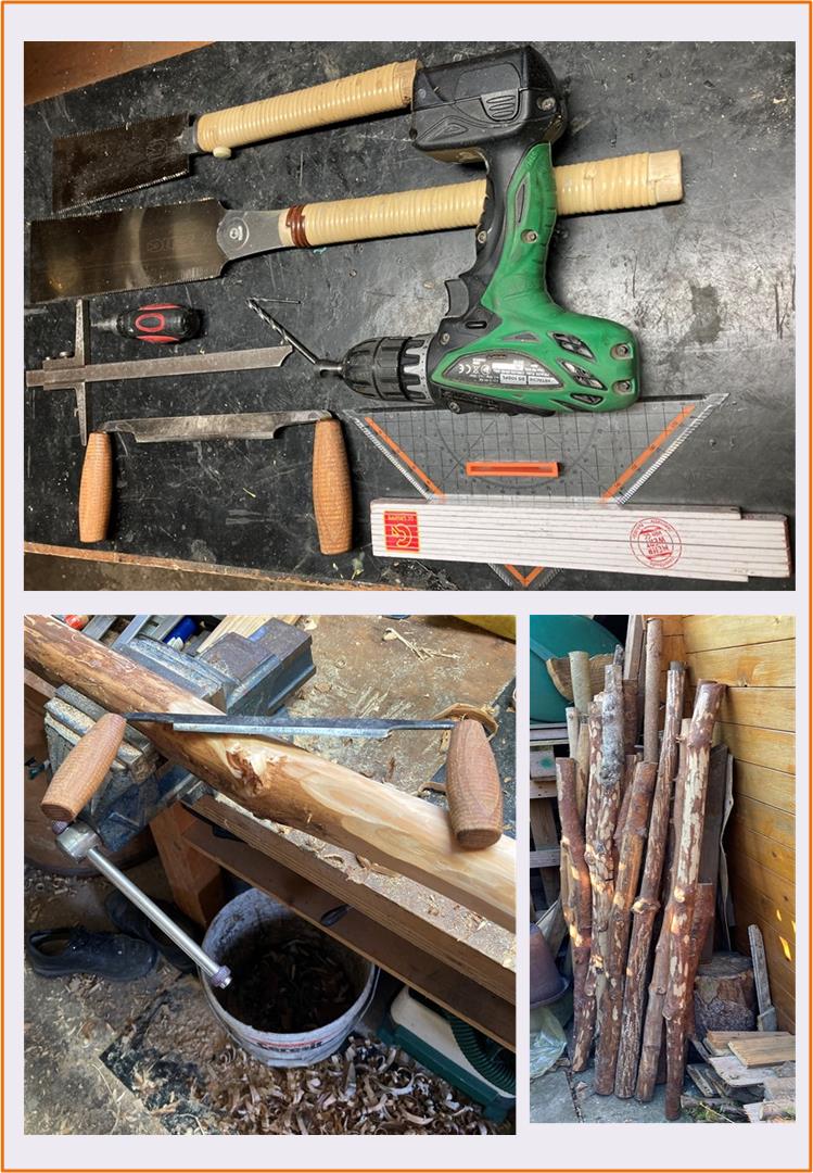 Teil 1: Werkzeug, abgelagertes Holz