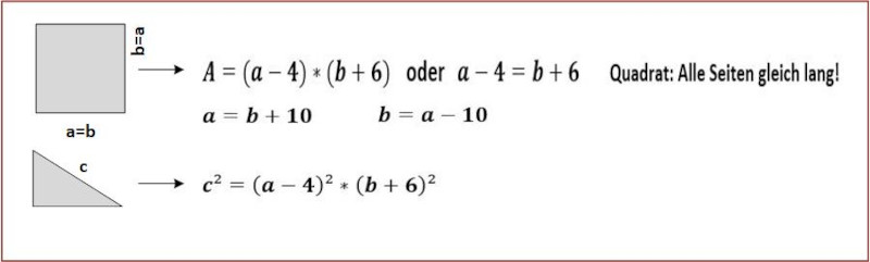 Mathematik Lösung Rechteck und Quadrat 2