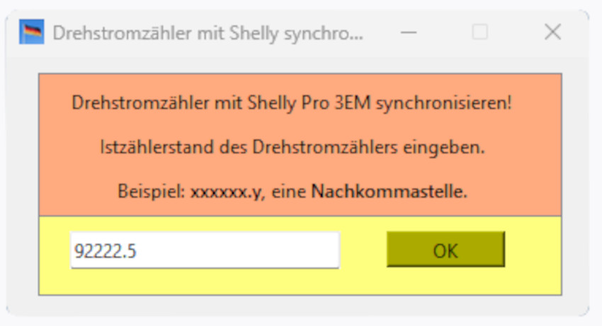 Shelly Modbus Applikation PyQt6 Synchronisation