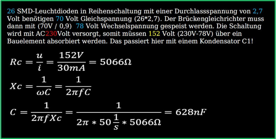 Bernstein LED Formel