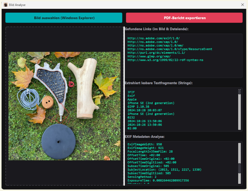 PyQt6 Bild Analyse
